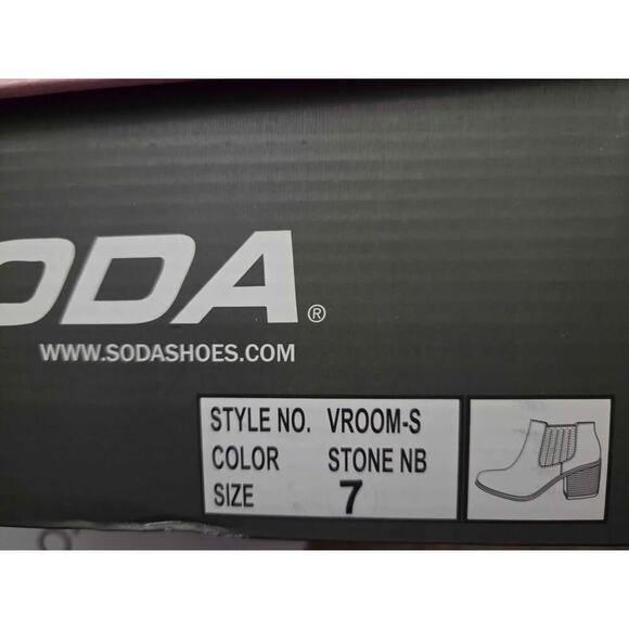 SODA Stone Boots size 7/new - Picture 4 of 4